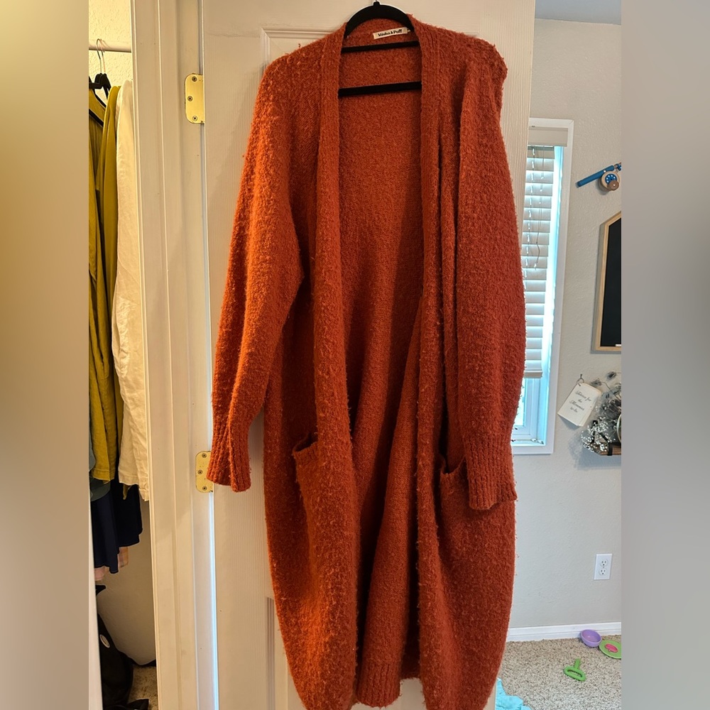 Misha and puff long cardigan